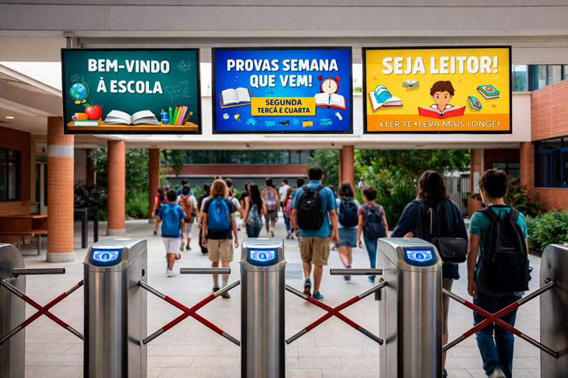 digitalsignage-escola